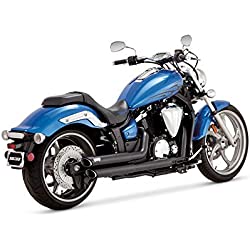 Vance & Hines Twin Slash escalonado para Yamaha vx1300 Stryker 11 + (negro) (VH 48501)