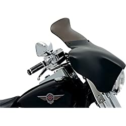 Memphis Shades MEP8561 Smoke Windshield (Batwing Fairing Spoiler Batwing Fairing 9´´ height, Smoke )