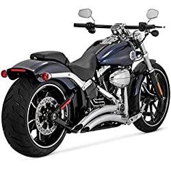 Vance & Hines Big Radius 2 en 2 negro para Harley Davidson Softail 13-15