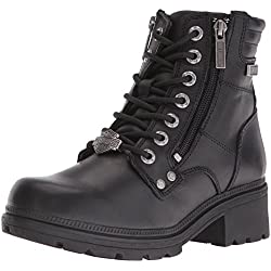 HARLEY-DAVIDSON Botas de moto para mujer D83877, color Negro, talla 42 EU