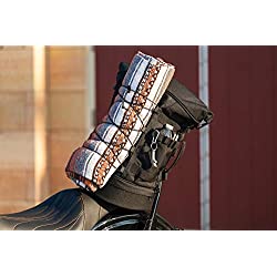 Kuryakyn 5282 Momentum Freeloader - Equipaje de Viaje expandible para Motocicleta: Resistente a la Intemperie con Correas de Barra Sissy, Negro, 12 Pulgadas de Profundidad x 18 Pulgadas de Alto