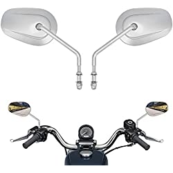 Espejos laterales para Road King Sportster Street Electra Glide Softail Dyna Road Glide Retrovisor Cromo 1982 - 2018 2019 2020