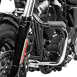 Defensa de Motor para Harley Davidson Sportster 883 04-10 Mustache Cromo