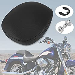 Motocicleta Cojín Pillion Pad Pasajero Asiento para Custom XL 883 1200 48 72 Nightster Roadster