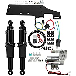 TCMT - Kit de suspensión de conducción de aire trasera para Harley Touring Bagger Road Glide King 1994-2018