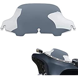 Amazicha Smoke - Parabrisas para Harley Street Electra Glide Touring FLHT FLHTC (modelos de 1996 a 2013, 20,3 cm)