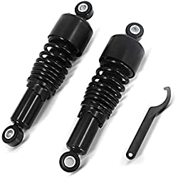 Amortiguador 10,5 Pulgadas compatible con Harley Sportster 04-20 da negro