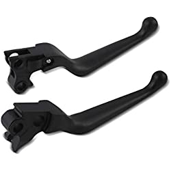 Manetas Freno Embrague Set Grip compatible para Harley Davidson Sportster 883 96-03 negro