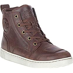 Harley-Davidson womens Bateman Ankle Pro Sneaker, Brown, 8 US