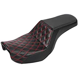 Asiento de conductor y pasajero para Harley Dyna Super Glide Street Bob Wide Glide Fat Bob Low Rider Switchback 2006-2017