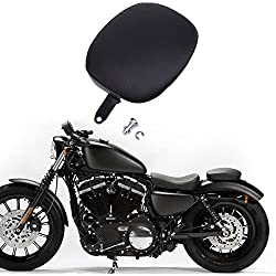 Cojín para asiento trasero de motocicleta Almohadilla para pasajero Almohadilla para sillín Compatible con Sportster 48 Forty Eight XL 1200X 2010-2015 XL883 XL1200.